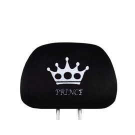 Yupbizauto Fun Car Truck SUV Van Seat Headrest Cover Embroidery (Prince)