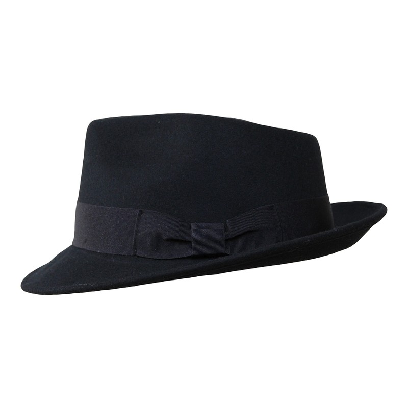 B&S Premium Doyle - Teardrop Fedora Hat - 100% Wool