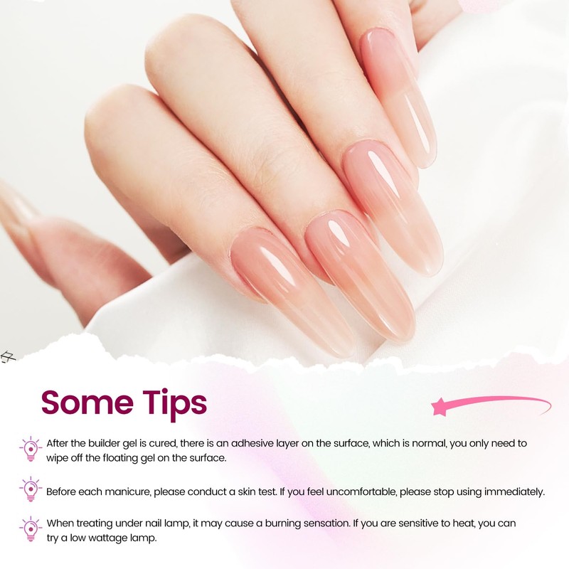 JODSONE Builder Gel Nail Kit with U V Light Base