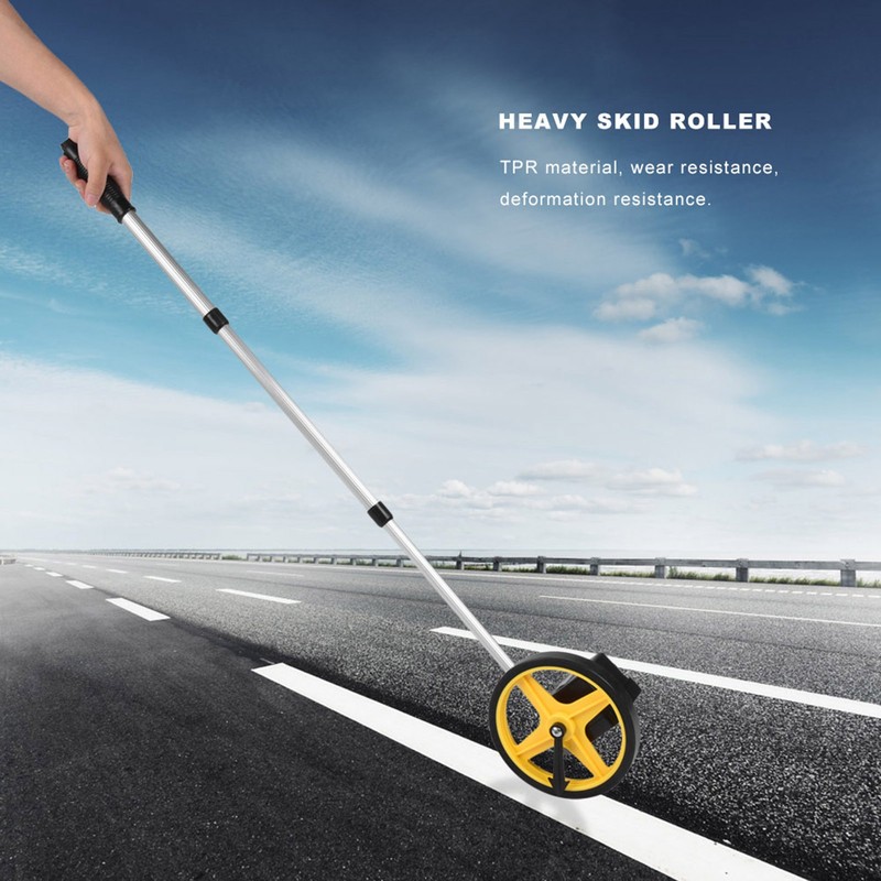 Portable Measuring Wheel 0~9999.9m Distance Measuring Roller for Multiple PurposeSmall