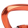 Mountaineering D Locking Carabiner Clips Alloy Heavy Duty Carabiner for