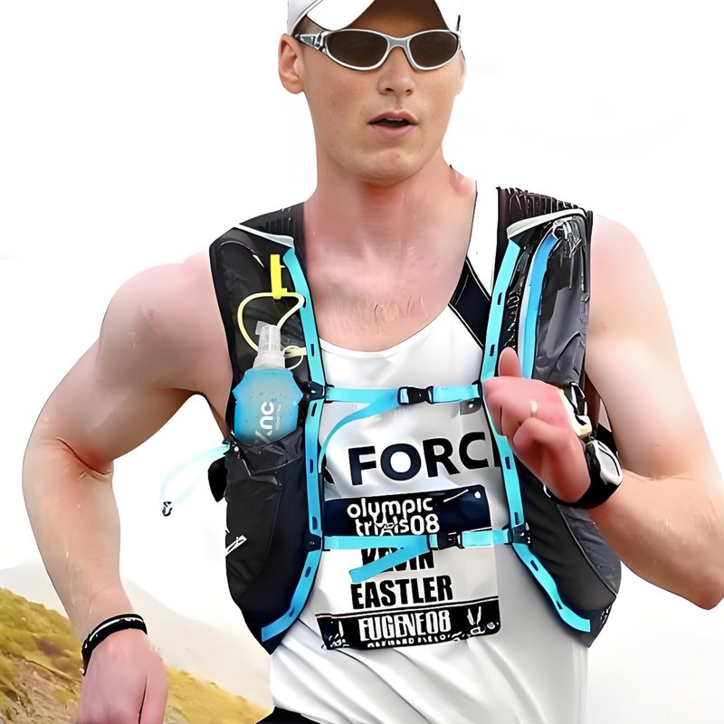 StarunXnc Portable Sports Water Bottle with Dust Cover Silicone Bite