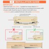 SIGOE Push to Open & Soft Close Undermount Drawer Slide