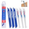 WORKPRO 6-Piece Reciprocating Saw Blade Set, 6" BIM Saw Blades