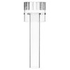 JARDLI Glass Lily Pipe Inflow with Surface Skimmer for Aquarium