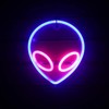 Alien Neon Sign Decorative Neon Light Night Lamp for Bedroom
