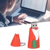 U Disk Durable Strong Compatibility Cute Santa Claus USB 2.0