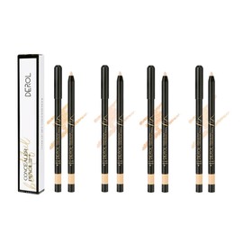 Joyeee Wonder Concealer Pen, 4 Shades Highlight Multi Use Under Eye Concealer for Eye Dark Circles, Spot, Scar, Tattoos, Waterproof Full Coverage Foundation Concealer kit, Non Comedogenic