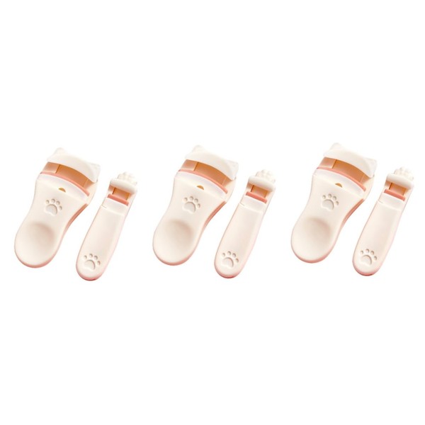 Ipetboom 6pcs Eyelash Curler Ergonomic Design for Natural Curling Portable