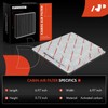 A-Premium Filtro de aire de habitáculo 2-PC compatible con Dodge