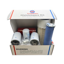 P&F Maintenance Filter Kit for CASE 580K Loader Backhoes