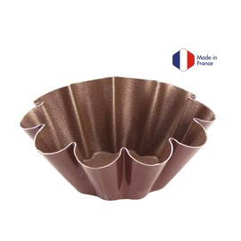 Gobel 271641 Box mit 6 Backform Mini Brioches Boden flach Antihaftbeschichtung Ø 8 cm