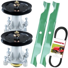 2Pcs 587819701 Spindle Assembly for Husqvarna 46" Deck Rebuild Kit