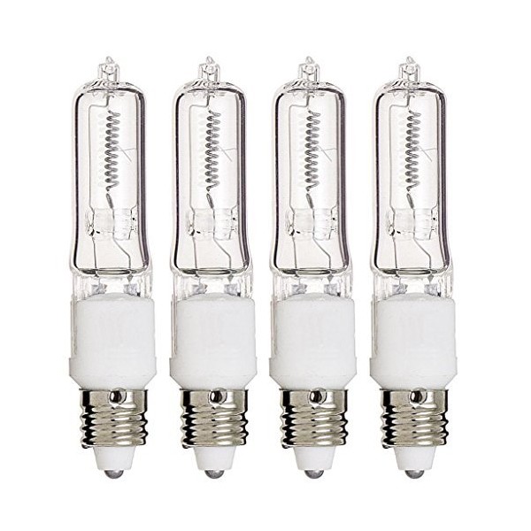 (Pack Of 10) Q250CL/MC - 250 Watt JD T4 E11 Mini Candelabra Base 120V Clear Light Bulbs