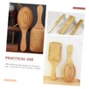 Baluue 4pcs Natural Scalp Comb Massage Tool Bamboo Hair Combs