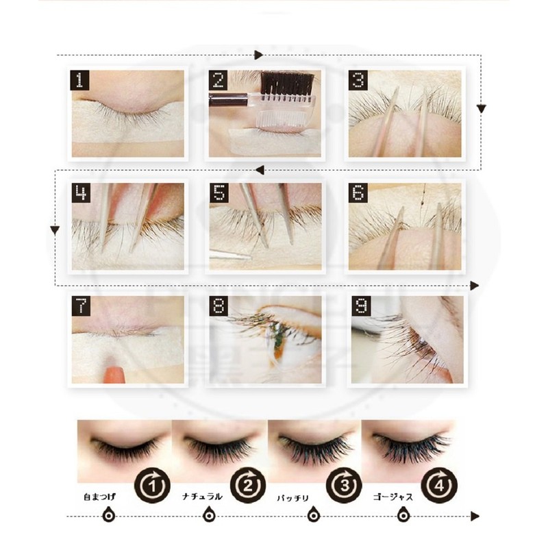 Eyelash Extensions matueku Premium sirukuekusute B Curl Thickness 0.10
