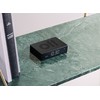 LEXON Flip Premium LCD Alarm Clock, Black, USB-Type C Charging,