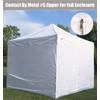 Door for 12x12 Canopy Frame One Central Zipper Design for