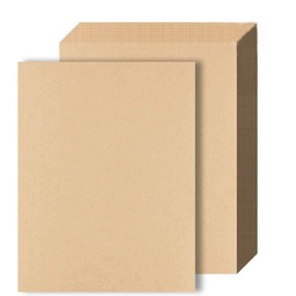 BOSSTER A4 Kraft Paper 100 Sheets DIN A4 Cardboard Paper Brown Paper 100 g/m² for Inkjet Printers Laser Printers and Art