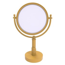 Allied Brass SH-4/2X-SGL Soho Collection 8 Inch Vanity Top Make-Up Mirror 2X Magnification, Spanish Gold