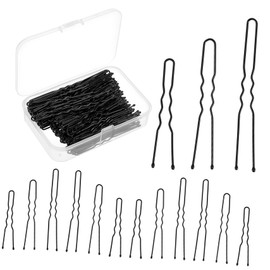 Mikinona 150 Pcs U-Shaped Hair Pins for Thick Hair Sturdy Bobby Pins for Updos Kit for Women