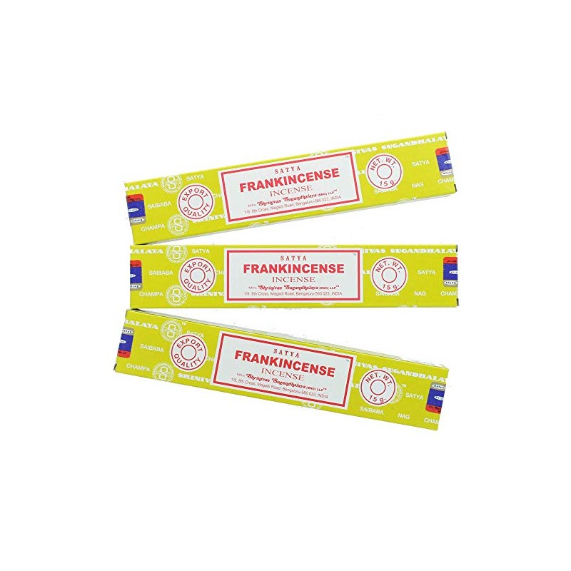 Satya Nag Champa Frankincense Incense Sticks - 3 Packs