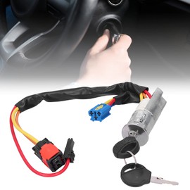 Ignition Starter Switch Lock Barrel Keys 4162P0 Good ABS Aluminium Alloy Material Rust Rusting Resistant Stable Performance 206 406 XSARA 1999‑2010