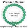 MAIBAOTA Green Aventurine Bracelet for Women, Natural Crystal Stone Beaded