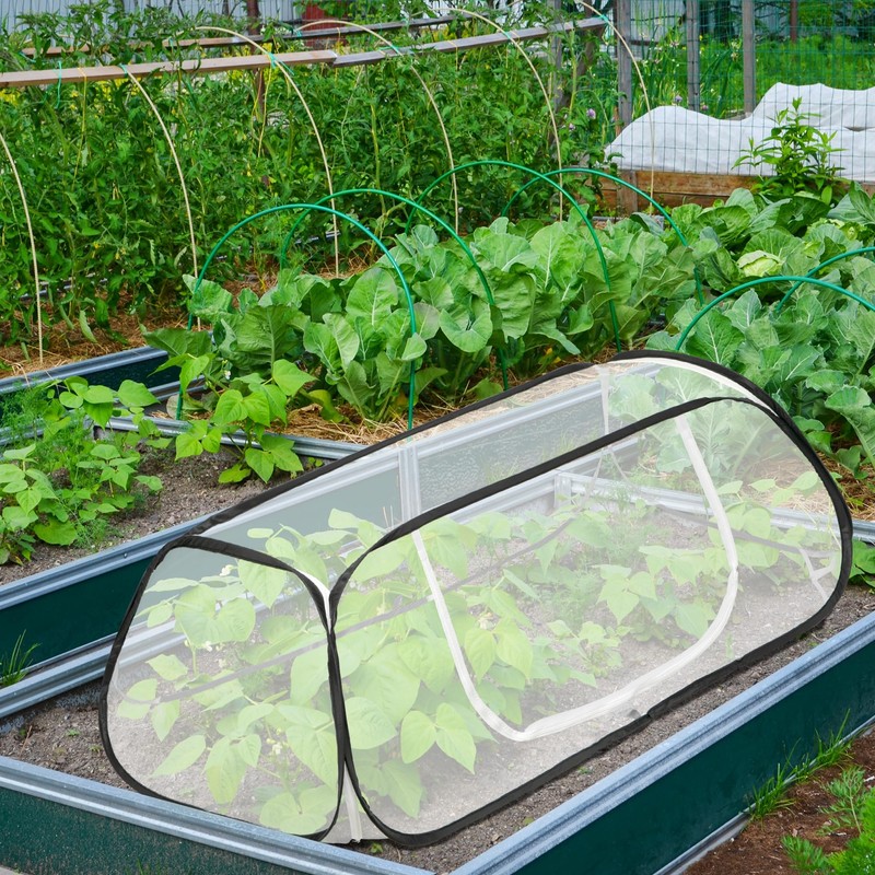 45" x 22" x 16" Pop Up Garden Rows Plants