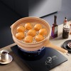 Micro Pressure Cooker Multifunctional Non-stick Clay Pot with Steamer Basket