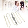 Rhinestone Wedding Dress Belt Elegant Waistbelt Clothes Accessories for Bride