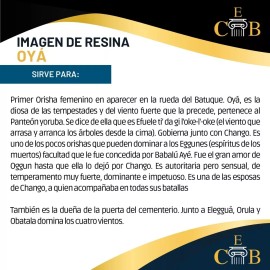 Imagen De Resina De Los Orishas Oyá Santeria