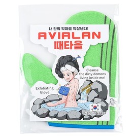 Guante Exfoliante Gel Ducha Coreano Cuidado Piel Lufa Facial Labial Corporal Cepillo Cepillado Seco Pies Espalda Esponja Exfo