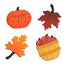 Roeda Brighten Your Life 25004wm Happy Fall Magnets Set of