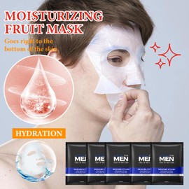 10 Pack Variety Facial Sheet Masks Skin Care Set, Hydrating Bulk Sheet Face Masks Skincare Gifts Set for Men, Long Lasting Moisturizing Face Mask Skincare for All Skin Type（15)
