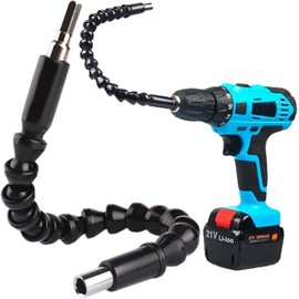 Retoo Bit Holder Extension Flexible Universal Flexible Shaft Bits Shaft Drill for Bits, Extension Rod for Cordless Screwdrivers 29.5 cm, Bit Extension, Drill Extension