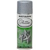 Rust-Oleum 267734-2PK Specialty Glitter Spray, Silver, 2 Piece