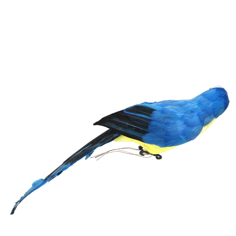 45cm Simulation Parrot Artificial Bird Decor Feather Crafts Gardening Props