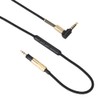 3.5mm Elbow Male to 2.5mm Straight Male Extension Audio Headphone