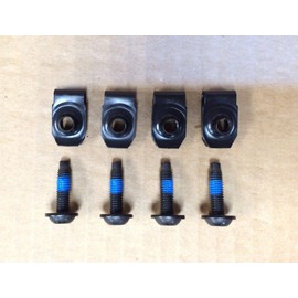 8 pc Kit Bumper End Cap Torx Screws and U-Nuts Fits All 1997 to 2006 Jeep Wrangler TJ