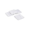 houseproud Marble Coasters Set of 4 White