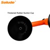 SOLUDE 2 Pack Glass Suction Cups,Aluminium Heavy Duty Vacuum Handle