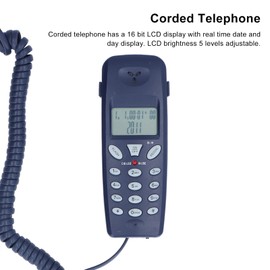 Diyeeni Landline Phone for Home, /DTMF Corded Telephone with Caller ID, Desk Landline Phone with Redial Pause Function, for Hotel, Office, Bank Call Center