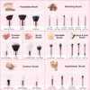 Jessup Makeup Brush Set, 25-Piece Cosmetic Makeup Brush Set For