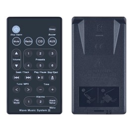 TCNOUMT New Replacement Soundbar Remote Control Compatible for Bose Sound Touch Wave Music Radio System I II III IV Fits Bose Wave Music System III AWRCC1 AWRCC2 AWRCC3