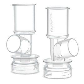 Maymom MyFit Connector Set, Detachable Breast Shield Base Connectors Compatible with Selected Ameda Breast Pumps (Connector)