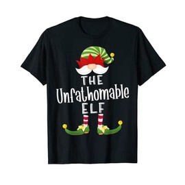 Unfathomable Elf Group Christmas Funny Pajama Party T-Shirt