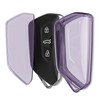 Kwmobile Key Case Compatible With VW Golf 8 3 Button