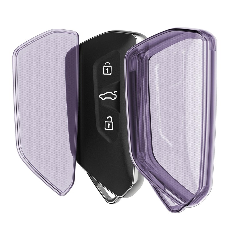 Kwmobile Key Case Compatible With VW Golf 8 3 Button