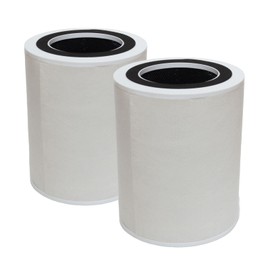 PUREBURG Replacement Filter Compatible with JERDAZEN JZ450 & Zendar KJ402F Air Purifiers,2-Pack H13 HEPA Activated Carbon 4-Stage Filtration